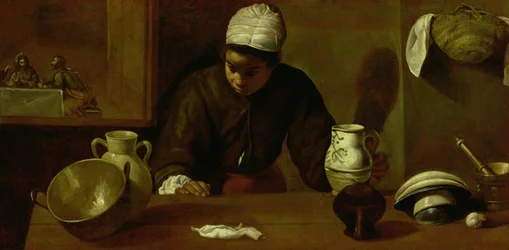 エマオの晩餐とキッチンメイド、1618年